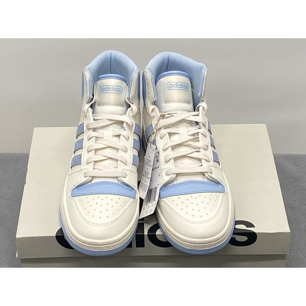 adidas Women’s Break Start Mid Shoes Sneakers Size 8 Cloud‎ White/Glow Blue